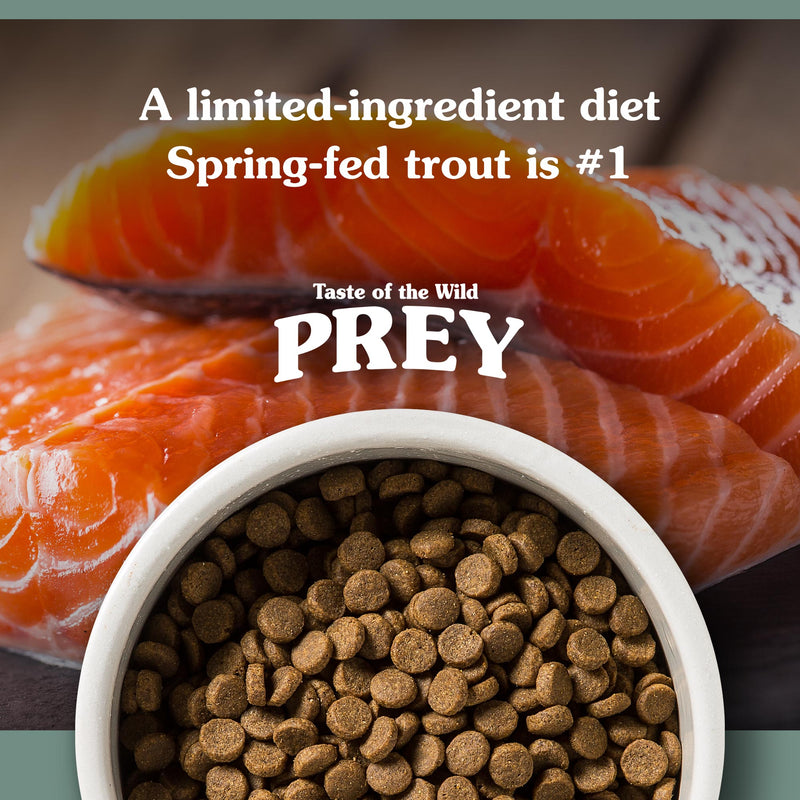 Taste of the Wild PREY Trout Dog Food PeekAPaw Pet Supplies