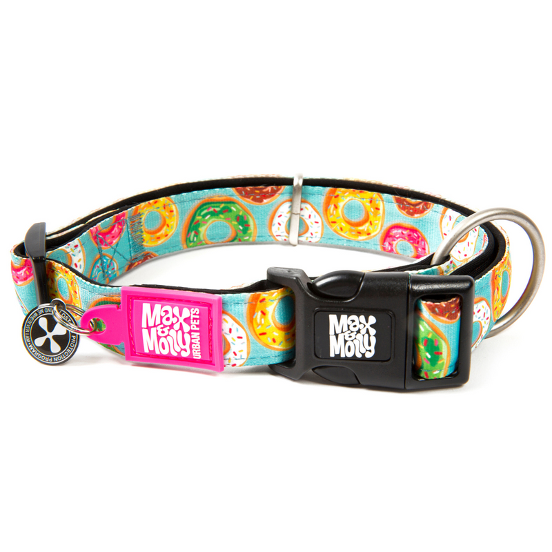 Max & Molly Smart Id Dog Collar - Donuts 01