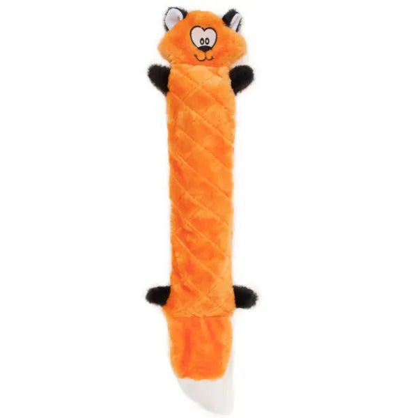 Zippy Paws Dog Toys Plush Jigglerz - Fox 01