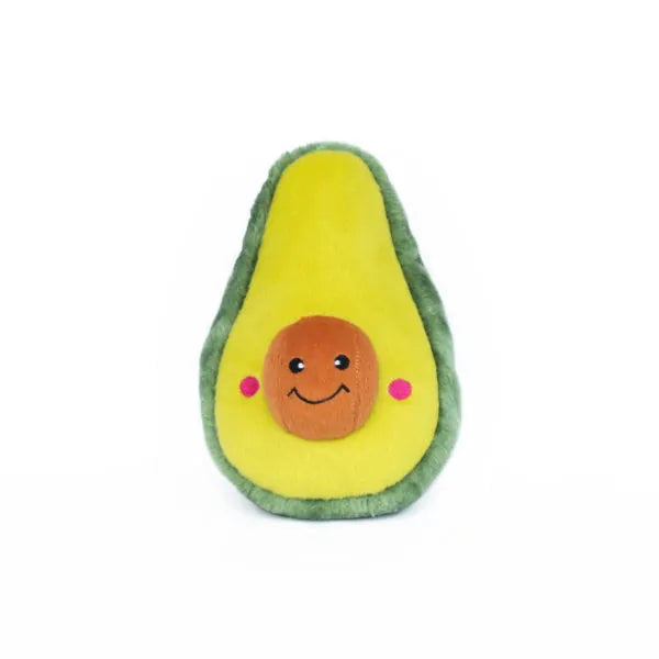 Zippy Paws Dog Toys Plush NOMNOMZ - Jumbo Avocado 01