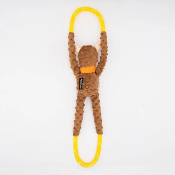 Zippy Paws Dog Toys Plush RopeTugz - Moose 02