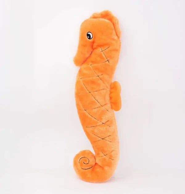 Zippy Paws Dog Toys Plush Jigglerz - Seahorse 02