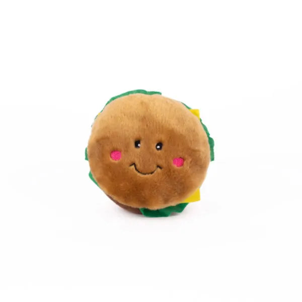 Zippy Paws Dog Toys Plush NOMNOMZ - Hamburger 02