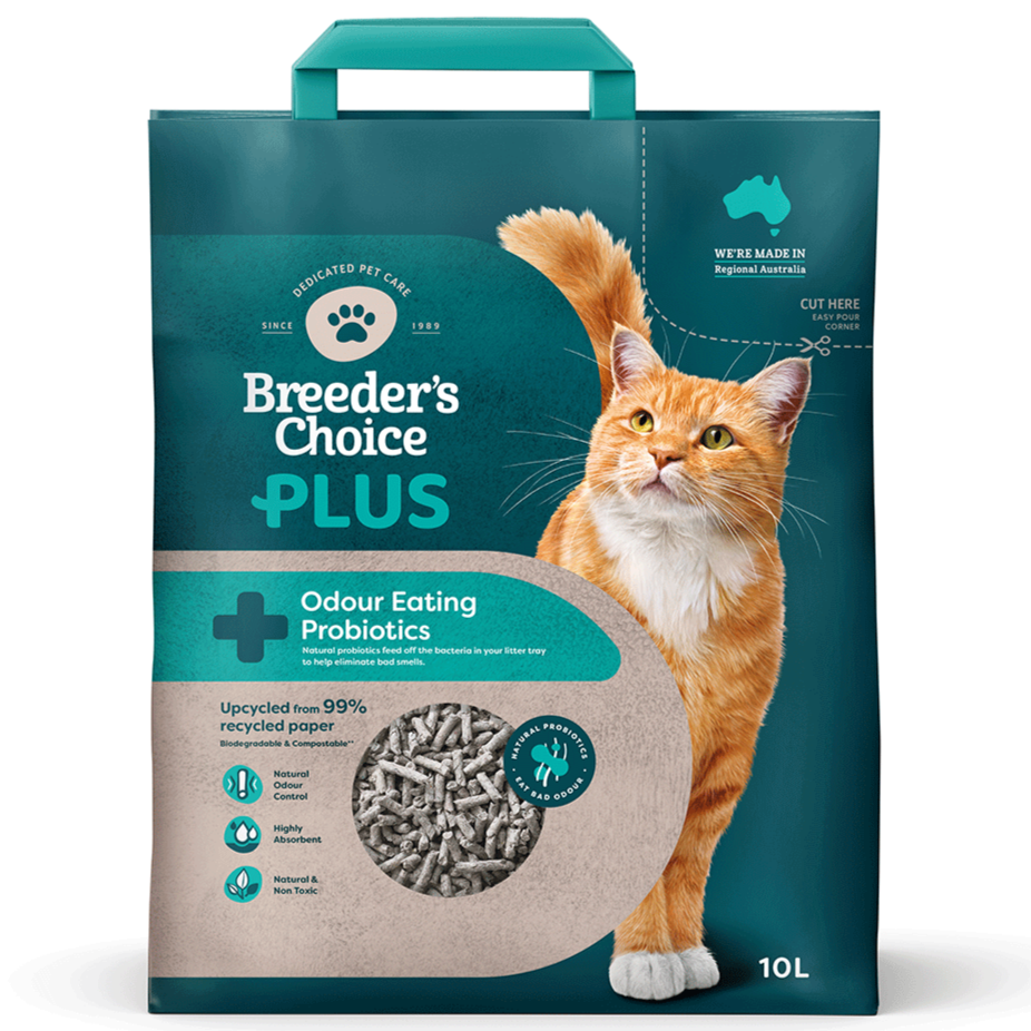 Breeders Choice Plus Probiotic Cat Litter | PeekAPaw