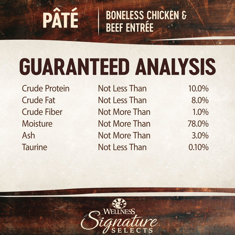 Wellness Core Wet Cat Food Signature Selects Boneless Chicken & Beef