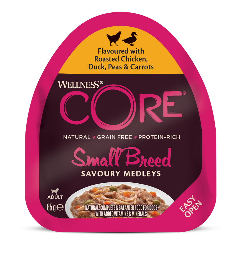 Wellness Core Wet Dog Food Small Breed Savoury Medleys Butcher Selection Multipack