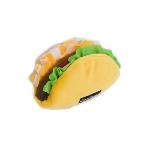 Zippy Paws Dog Toys Plush NOMNOMZ - Taco 02