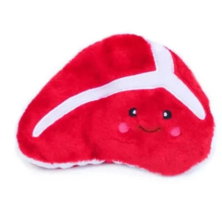 Zippy Paws Dog Toys Plush NOMNOMZ - Steak 01